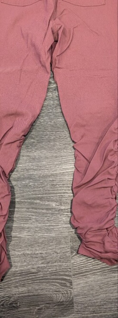 Like an angel Rose Pink Jeggings with Zipper Detail